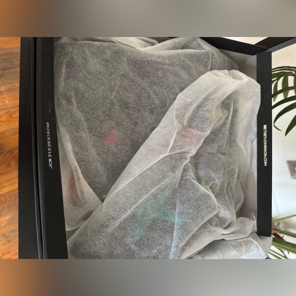 Betsey Johnson Edison Black Rhinestone Star Women's Boots  Size 8.5 - Picture 10 of 10